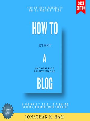 cover image of How to Start a Blog